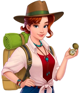 Young woman dressed for adventure on the tropical islands