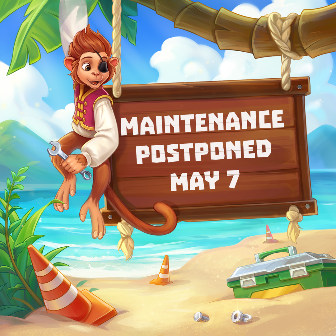 Maintenance postponed until May 7