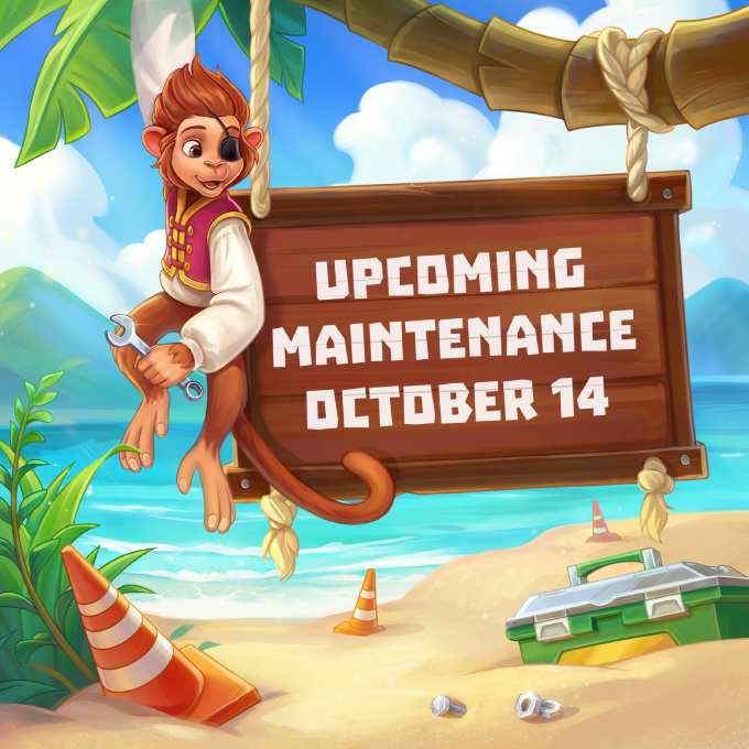 Upcoming maintenance. October 14